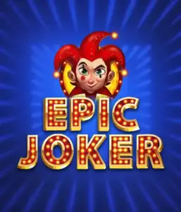 Enter the colorful world of the Epic Joker game by Relax Gaming, highlighting a playful joker with a vivid hairstyle amid a dazzling blue background. This graphic captures the fun and excitement of classic slots, ideal for players who enjoy a nostalgic touch, offering a delightful play experience.